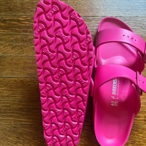 Pink arizona EVO Birkenstocks
